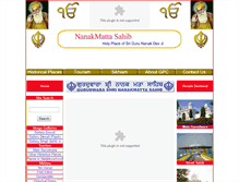 Tablet Screenshot of nanakmattasahib.com